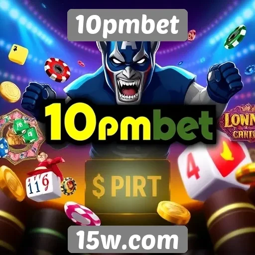 Oferta de jogos variados no 10pmbet
